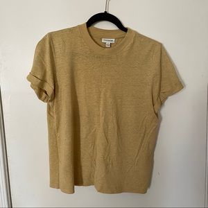 Frank and Oak Mustard Tee
